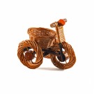 Blomsterkurv Liten Sykkel | naturpil | 30x20x25cm \ thumbnail