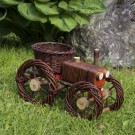 Blomsterpotte | liten brun traktor thumbnail