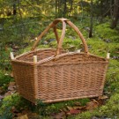 Vedkurv Ola XL | naturpil | 60x38cm  thumbnail