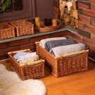 Oppbevaringskurv Bever | naturpil | 37x24cm thumbnail