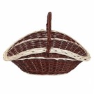 Vedkurv Håkon XL | flettet av pil | 70x46cm  thumbnail