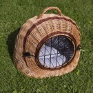 Kurvhule i pil | til katt og hund | Brun 46x34x36cm thumbnail