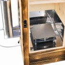 Automatisk røykovn i tre 50x50x135cm | med røykgenerator | gratis frakt i Østfold/Oslo thumbnail