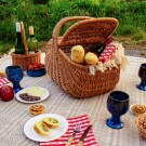 Piknikkurv Hilde | flettet av pil | 52x33cm  thumbnail