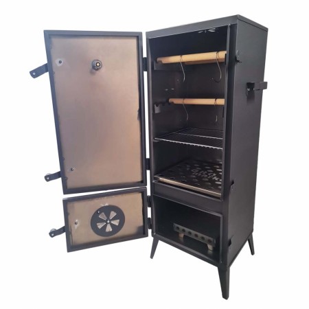 Røykovn til hjemmebruk | varmrøyking og kaldrøyking | 54x43x117cm 