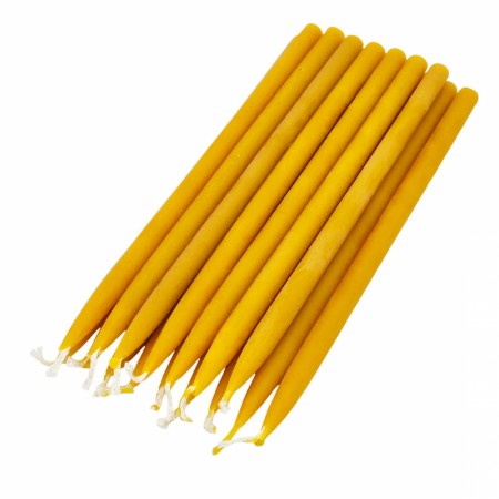 Stakelys Fokus 16-pk | naturlig bivoks | 19 cm